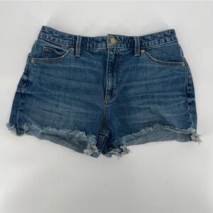 Universal Thread High Rise Shortie Cut Off Jean Shorts Size 10 Women’s